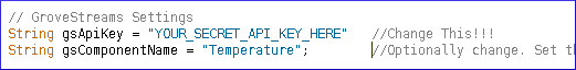 Modify Sketch Org and API Key GroveStreams - Modify Sketch Org and API Key