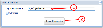 Create Organization GroveStreams - Create Organization