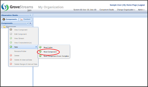 Create Component Create Component