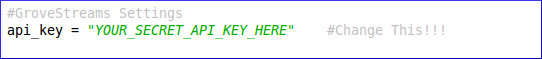 Modify Script API Key GroveStreams - Modify Script API Key